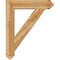 Ekena Millwork Traditional Arts & Crafts Rough Sawn Bracket, Western Red Cedar, 6"W x 34"D x 42"H BKT06X34X42TRA03RWR - alternate 3